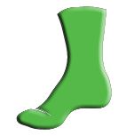 Lime Green Sock